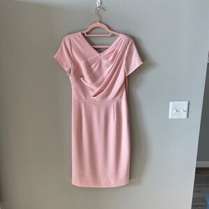 Pink Brooks Brothers Pleated Dress